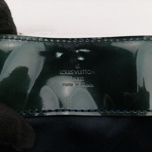 Pre-owned Louis Vuitton MELROSE AVENUE Bleu Nuit Vernis M93756 handbag | stylenewstar