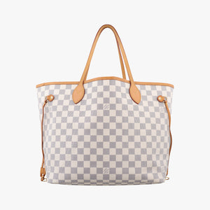 Vintage Louis Vuitton Neverfull MM Azur Damier Canvas N51107 shoulderbag | stylenewstar