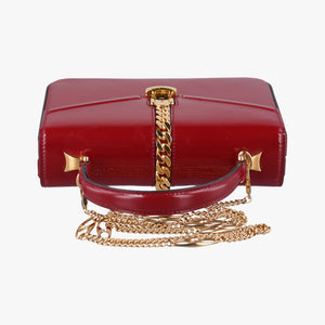 Pre-owned Gucci Sylvie 1969 Red Patent Leather 589479 shoulderbag | stylenewstar