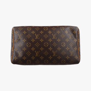 Pre-owned Louis Vuitton Speedy30 brown×Fuchsia Pink Monogram Perfo M95180 handbag | stylenewstar