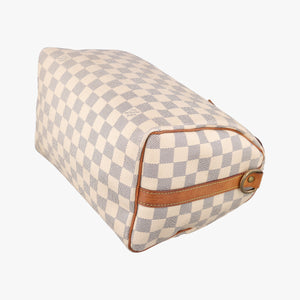 Vintage Louis Vuitton Speedy 25 AZUR Damier Canvas N41534 handbag | stylenewstar