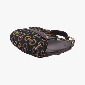 Pre-owned Gucci Amalfi bamboo Brown Canvas×Leather 154378 handbag | stylenewstar