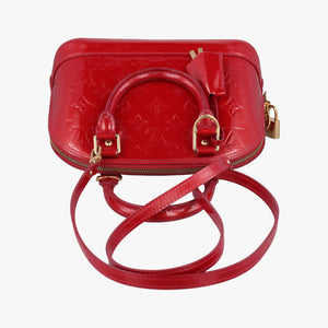 Vintage Louis Vuitton Alma BB CERISE Vernis M90174 shoulderbag | stylenewstar