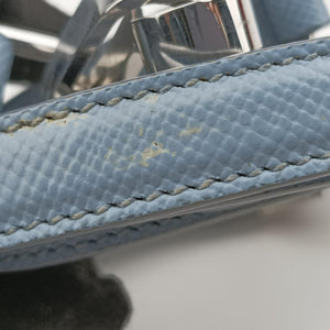 Pre-owned Prada Half Flap Double Turn Lock Blue SAFFIANO Leather BN2821 shoulderbag | stylenewstar