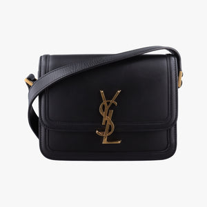 Secondhand Yves Saint Laurent Solferino Black Leather 634306 shoulderbag | stylenewstar
