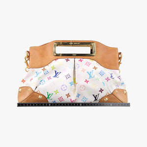 Vintage Louis Vuitton JUDY MM white Monogram Multicolor M40255 shoulderbag | stylenewstar