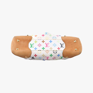 Vintage Louis Vuitton JUDY MM white Monogram Multicolor M40255 shoulderbag | stylenewstar