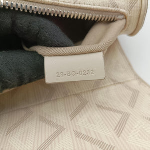 Pre-owned Christian Dior Saddle Beige PVC coated canvas × leather bum bag/waist bag | stylenewstar