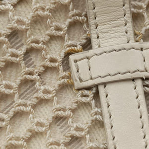 Pre-owned Christian Dior Saddle Beige PVC coated canvas × leather bum bag/waist bag | stylenewstar