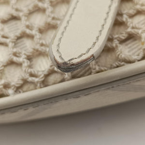 Pre-owned Christian Dior Saddle Beige PVC coated canvas × leather bum bag/waist bag | stylenewstar