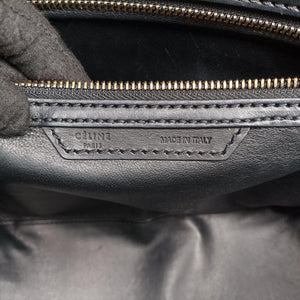 Pre-owned Celine Luggage Mini Shopper Black Leather handbag | stylenewstar
