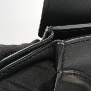 Pre-owned Celine Luggage Mini Shopper Black Leather handbag | stylenewstar