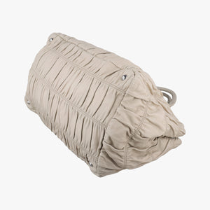 Vintage Prada Gaufre Beige Nappa Leather handbag | stylenewstar