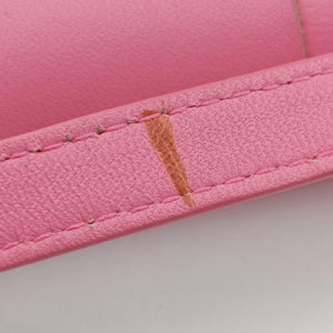 Pre-owned Bottega Veneta Cassette Pink lambskin shoulderbag | stylenewstar