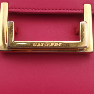 Pre-owned Yves Saint Laurent Classic Lulu Rose Leather 318025 shoulderbag | stylenewstar