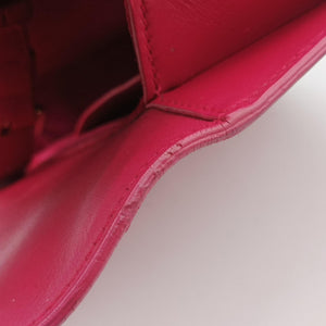 Pre-owned Yves Saint Laurent Classic Lulu Rose Leather 318025 shoulderbag | stylenewstar