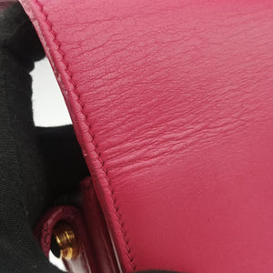 Pre-owned Yves Saint Laurent Classic Lulu Rose Leather 318025 shoulderbag | stylenewstar