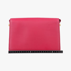 Pre-owned Yves Saint Laurent Classic Lulu Rose Leather 318025 shoulderbag | stylenewstar