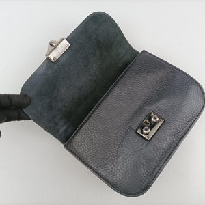 Secondhand Valentino Rockstud Glam Lock Black Leather shoulderbag | stylenewstar