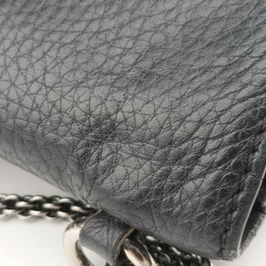 Secondhand Valentino Rockstud Glam Lock Black Leather shoulderbag | stylenewstar