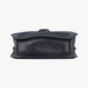 Secondhand Valentino Rockstud Glam Lock Black Leather shoulderbag | stylenewstar
