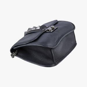 Secondhand Valentino Rockstud Glam Lock Black Leather shoulderbag | stylenewstar