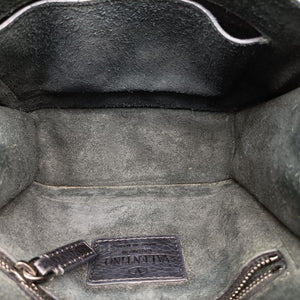 Secondhand Valentino Rockstud Glam Lock Black Leather shoulderbag | stylenewstar