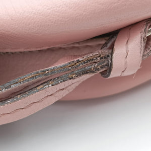 Pre-owned Gucci GG Marmont Pink Leather 448065 shoulderbag | stylenewstar