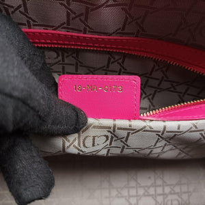 Secondhand Christian Dior Lady Dior Rose lambskin shoulderbag | stylenewstar