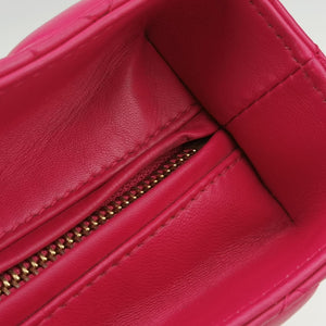 Secondhand Christian Dior Lady Dior Rose lambskin shoulderbag | stylenewstar