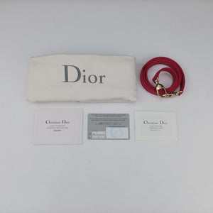 Secondhand Christian Dior Lady Dior Rose lambskin shoulderbag | stylenewstar