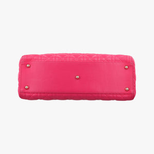 Secondhand Christian Dior Lady Dior Rose lambskin shoulderbag | stylenewstar