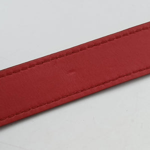 Pre-owned TODS Double T Red Leather shoulderbag | stylenewstar