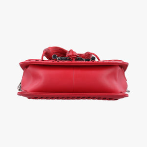 Pre-owned TODS Double T Red Leather shoulderbag | stylenewstar