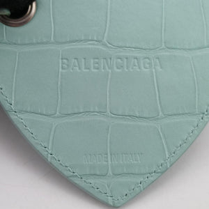 Pre-owned Balenciaga Le Cagole mini Blue lambskin shoulderbag | stylenewstar