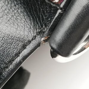 Pre-owned Gucci Romy Messenger Black Leather 177106 shoulderbag | stylenewstar