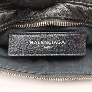 Pre-owned Balenciaga Classic Neo Lift Black Lambskin 341628 bum bag/waist bag | stylenewstar
