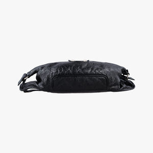 Pre-owned Balenciaga Classic Neo Lift Black Lambskin 341628 bum bag/waist bag | stylenewstar