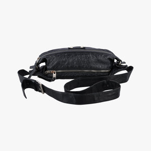 Pre-owned Balenciaga Classic Neo Lift Black Lambskin 341628 bum bag/waist bag | stylenewstar