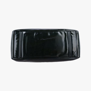 Pre-owned Chanel Mademoiselle Lock Bijoux Dark Navy Blue Patent Leather A46824 shoulderbag | stylenewstar