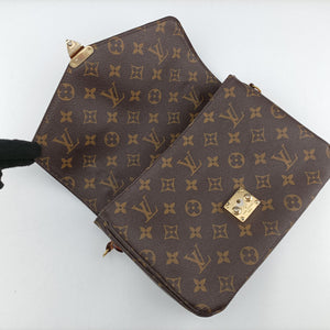 Secondhand Louis Vuitton Pochette Metis MM Brown Monogram Canvas M44875 shoulderbag | stylenewstar