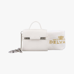 Pre-owned Delvaux Tampete White Leather coinpurse | stylenewstar