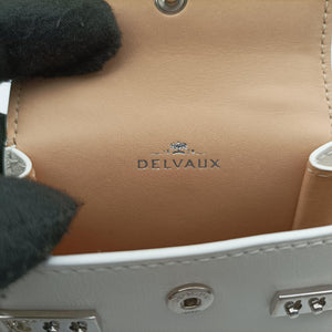 Pre-owned Delvaux Tampete White Leather coinpurse | stylenewstar