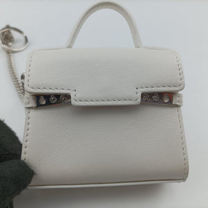 Pre-owned Delvaux Tampete White Leather coinpurse | stylenewstar