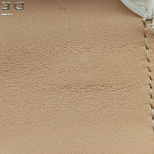 Pre-owned Delvaux Tampete White Leather coinpurse | stylenewstar