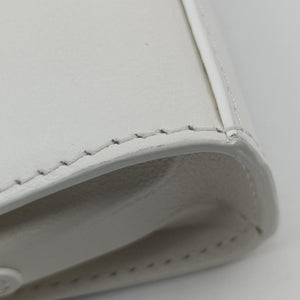Pre-owned Delvaux Tampete White Leather coinpurse | stylenewstar