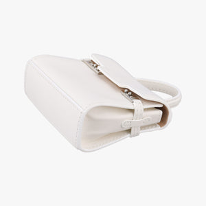 Pre-owned Delvaux Tampete White Leather coinpurse | stylenewstar