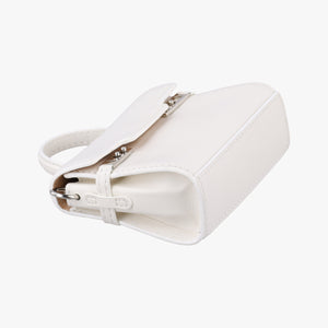 Pre-owned Delvaux Tampete White Leather coinpurse | stylenewstar