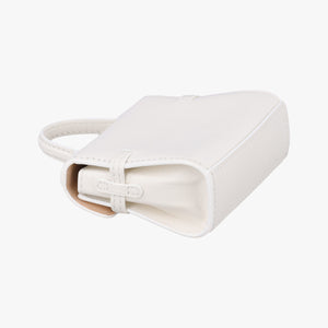 Pre-owned Delvaux Tampete White Leather coinpurse | stylenewstar