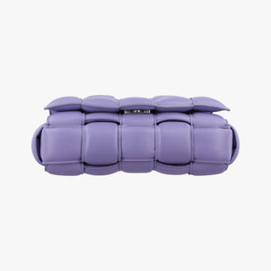 Secondhand Bottega Veneta Padded Cassette Purple lambskin shoulderbag | stylenewstar